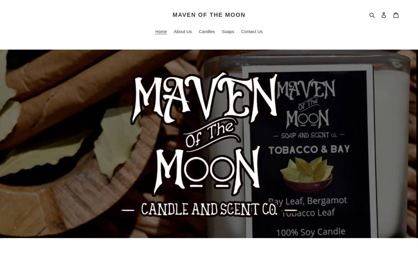 mavenofthemoon.com homepage screenshot