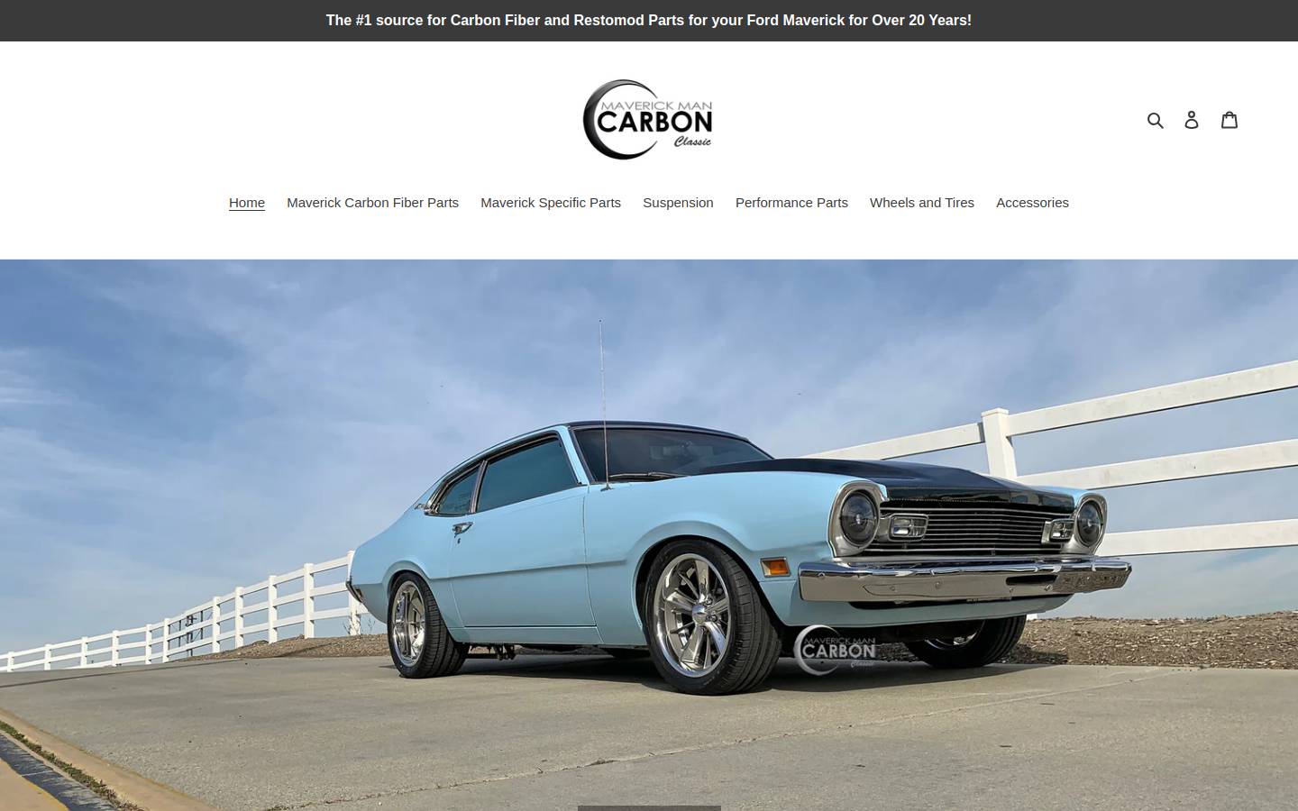 maverickman.com homepage screenshot