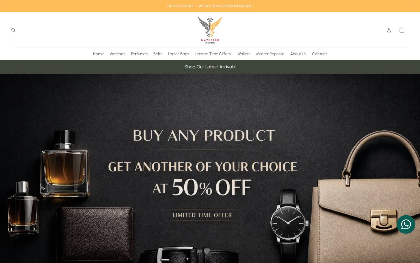 maverickmodon.com homepage screenshot