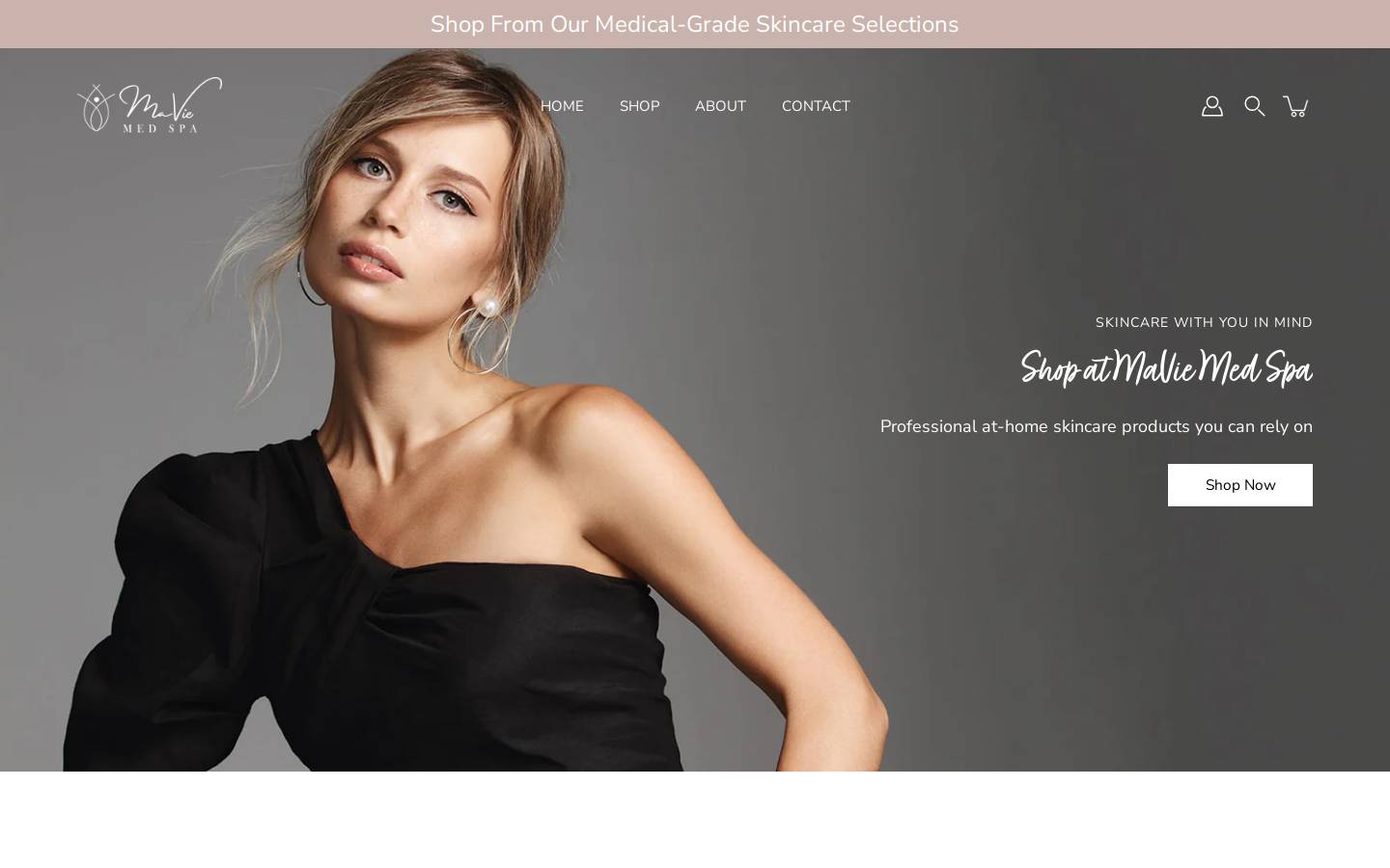 mavieskin.com homepage screenshot
