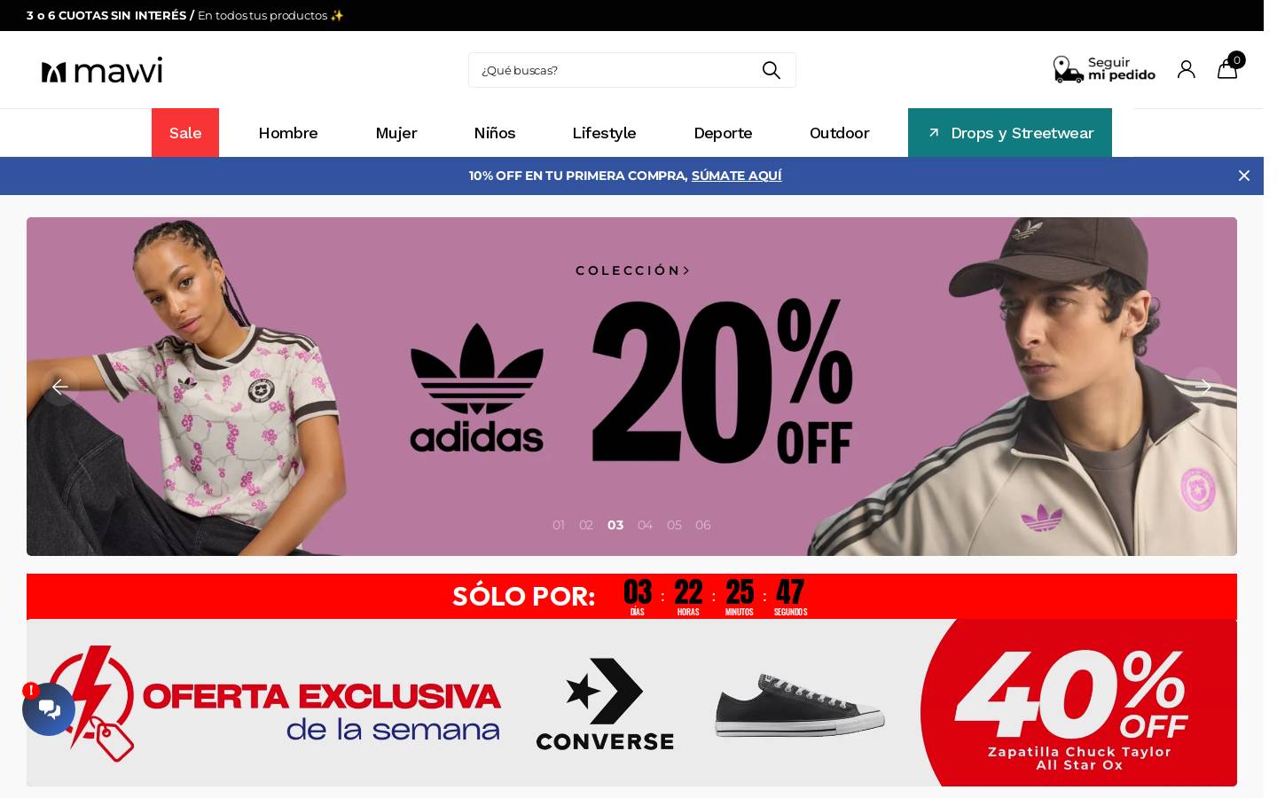 mawi.cl homepage screenshot