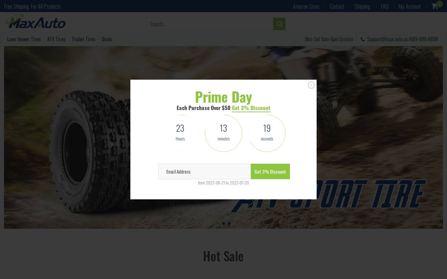 max-auto.us homepage screenshot
