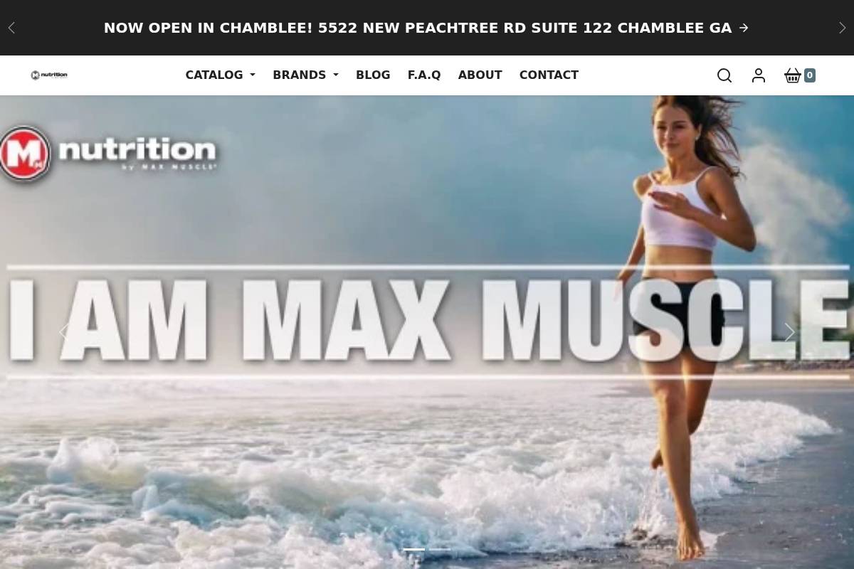 maxchamblee.com homepage screenshot