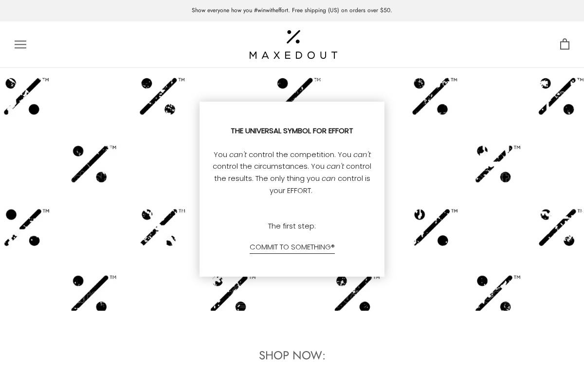 maxedout.com homepage screenshot