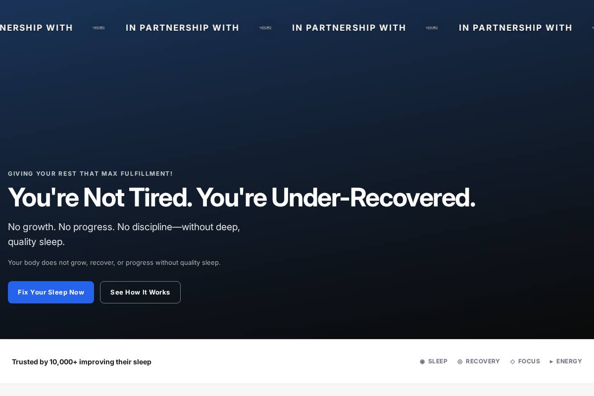 maxfulfillment.xyz homepage screenshot