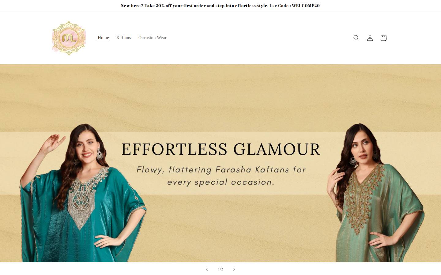 Maxim Creation homepage screenshot