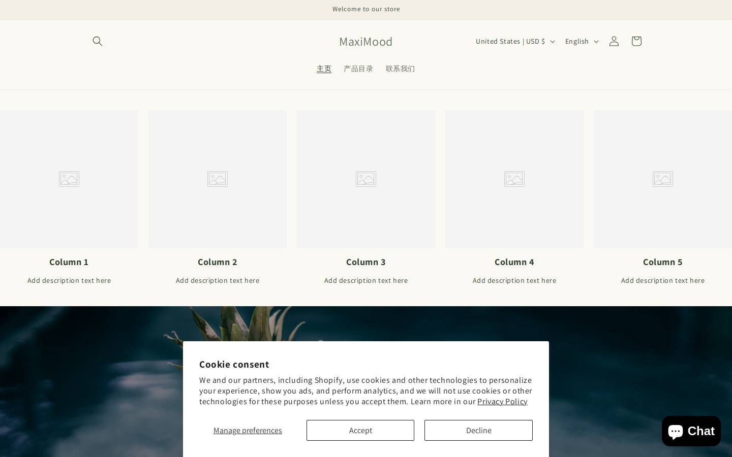 maximood.com homepage screenshot