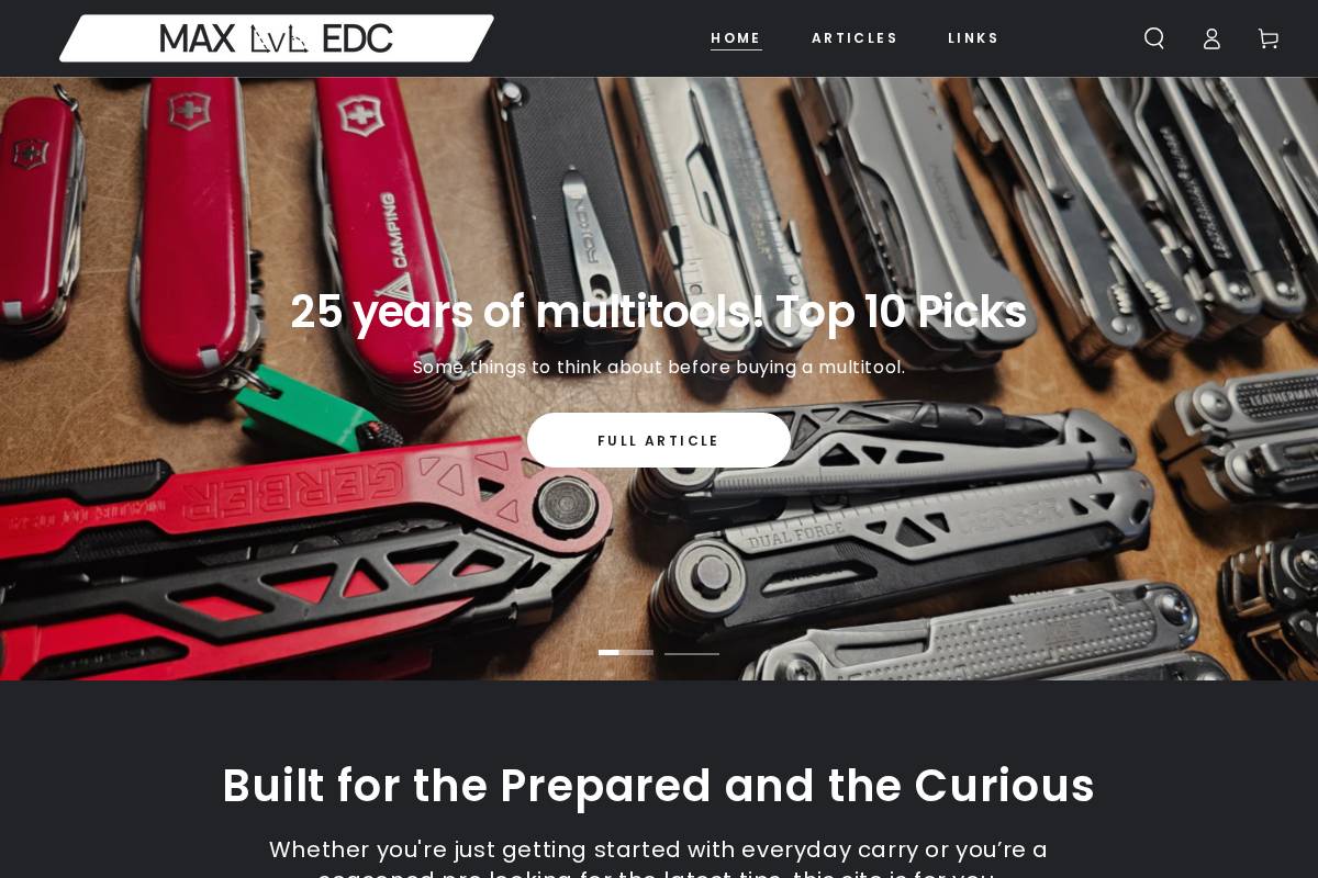 maxlvledc.com homepage screenshot