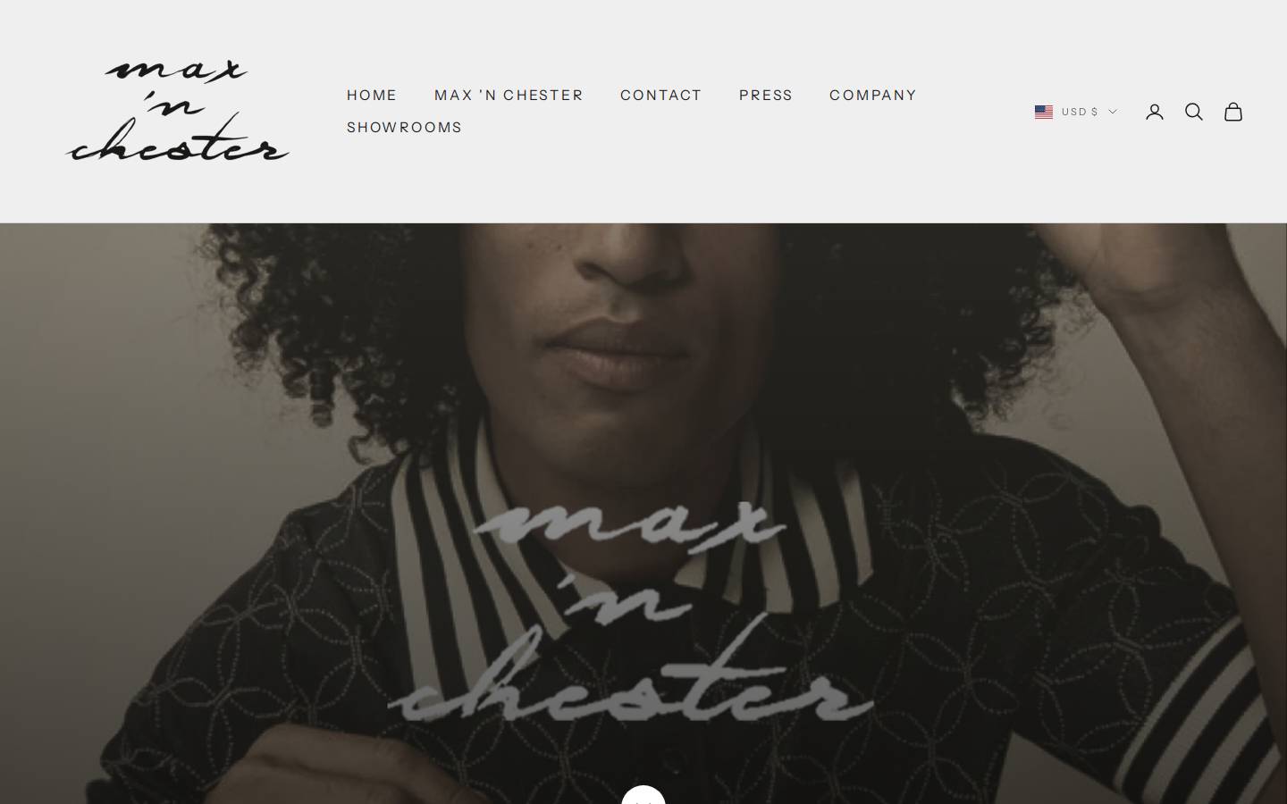 maxnchester.co homepage screenshot