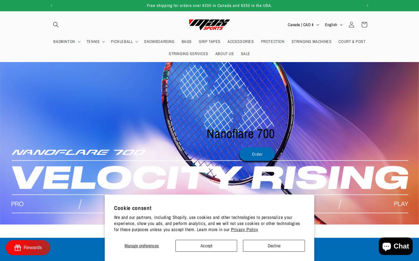 MAX SPORTS homepage screenshot