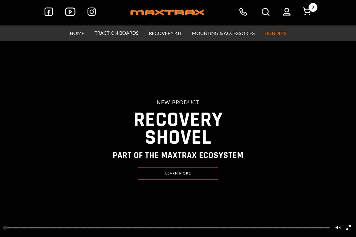 maxtraxus.com homepage screenshot