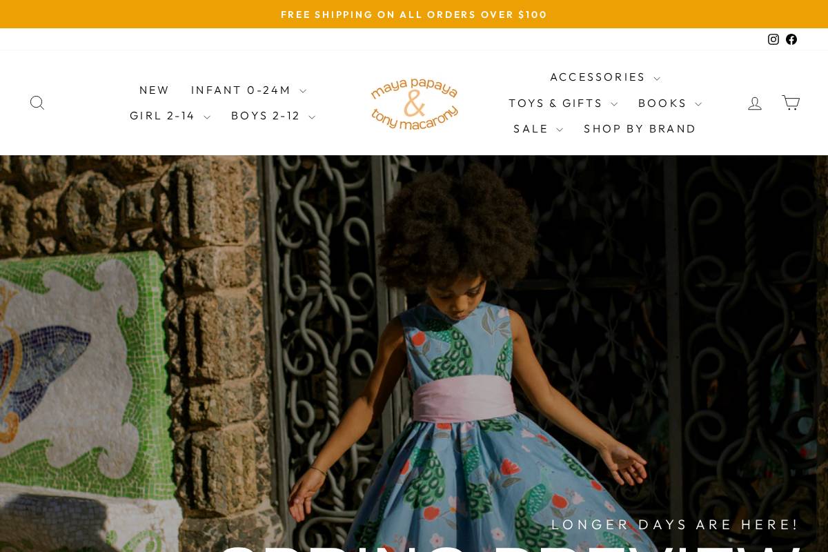 maya-tony.com homepage screenshot