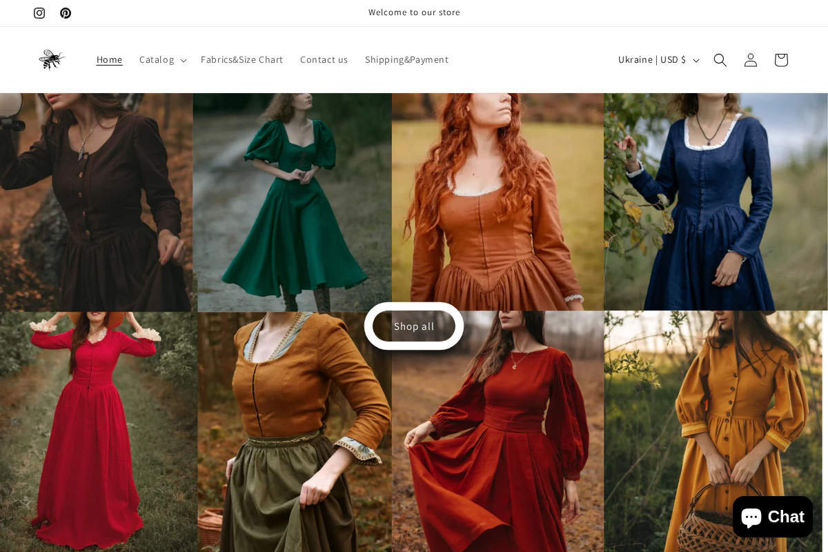 MayaHotenkoDress homepage screenshot