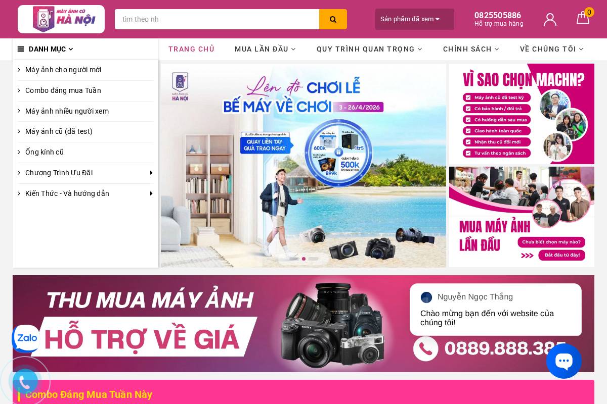 mayanhcuhanoi.com homepage screenshot