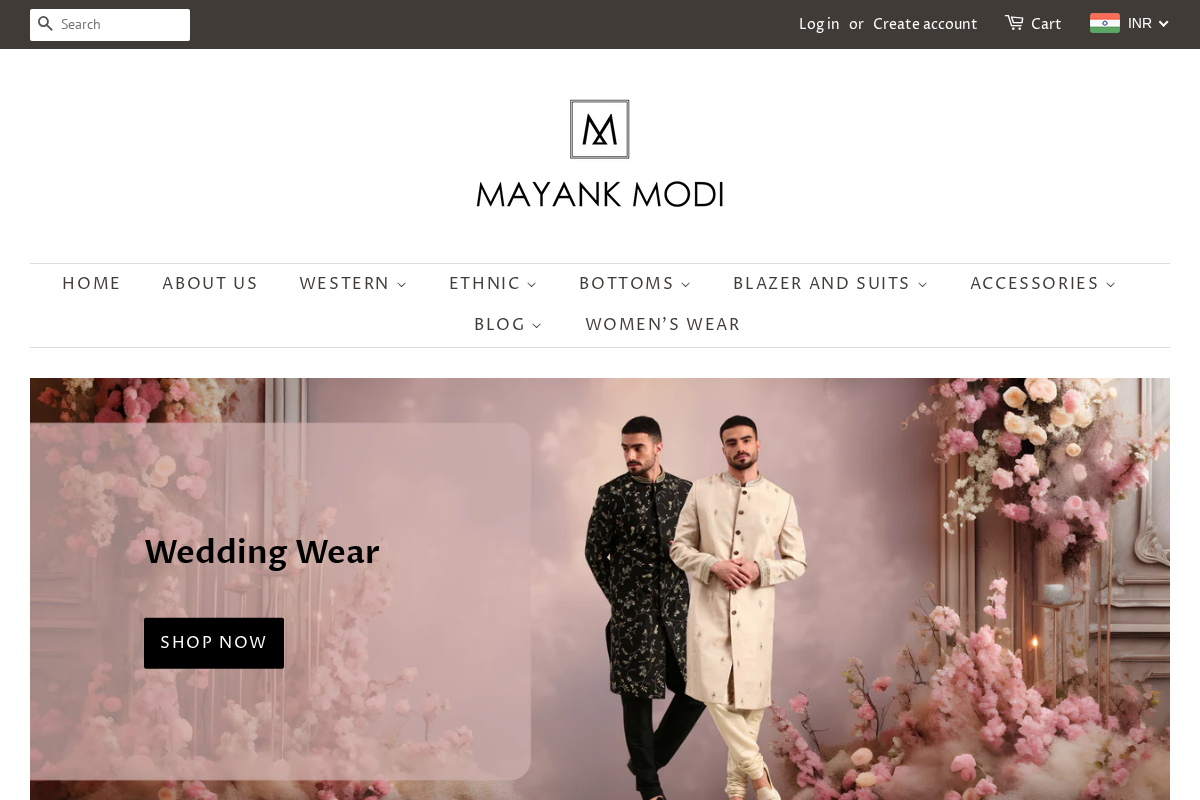 mayankmodi.com homepage screenshot