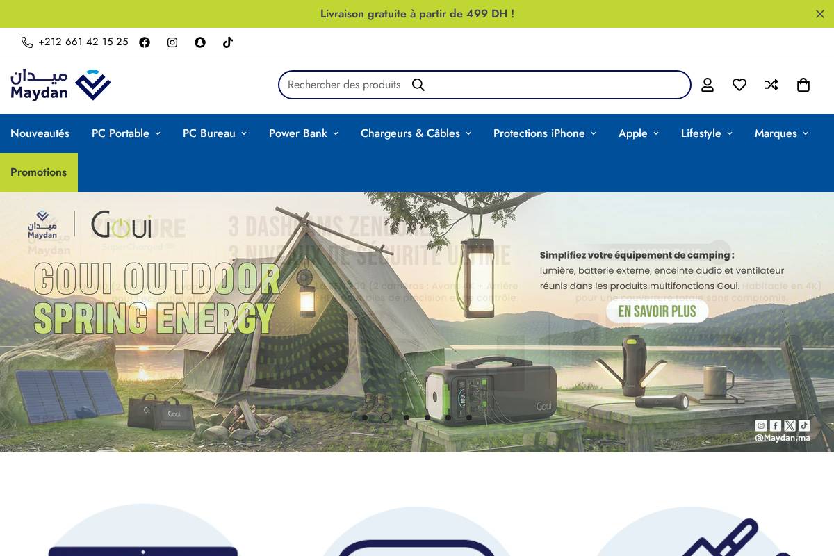 maydan.ma homepage screenshot