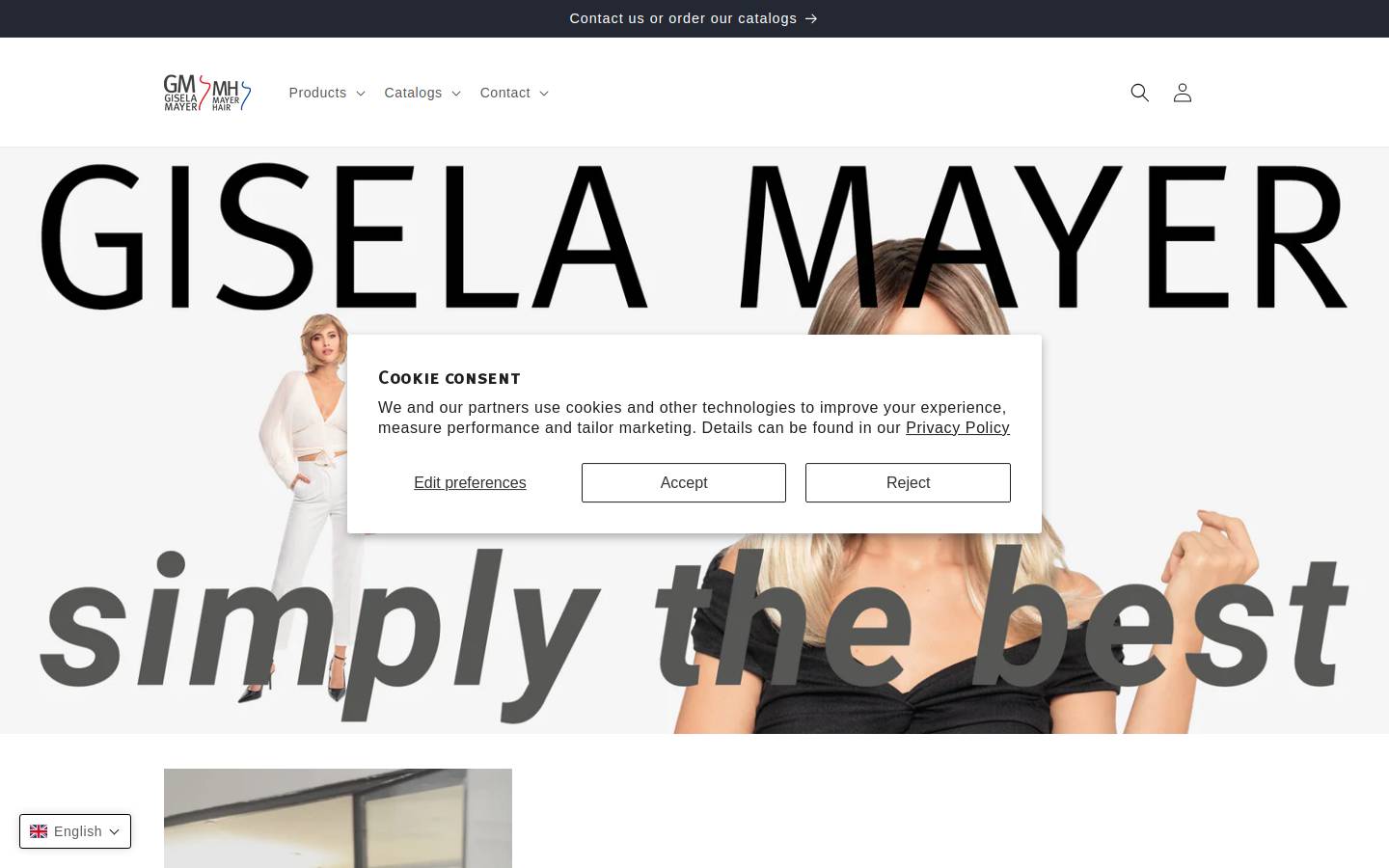 mayer-hair.com homepage screenshot