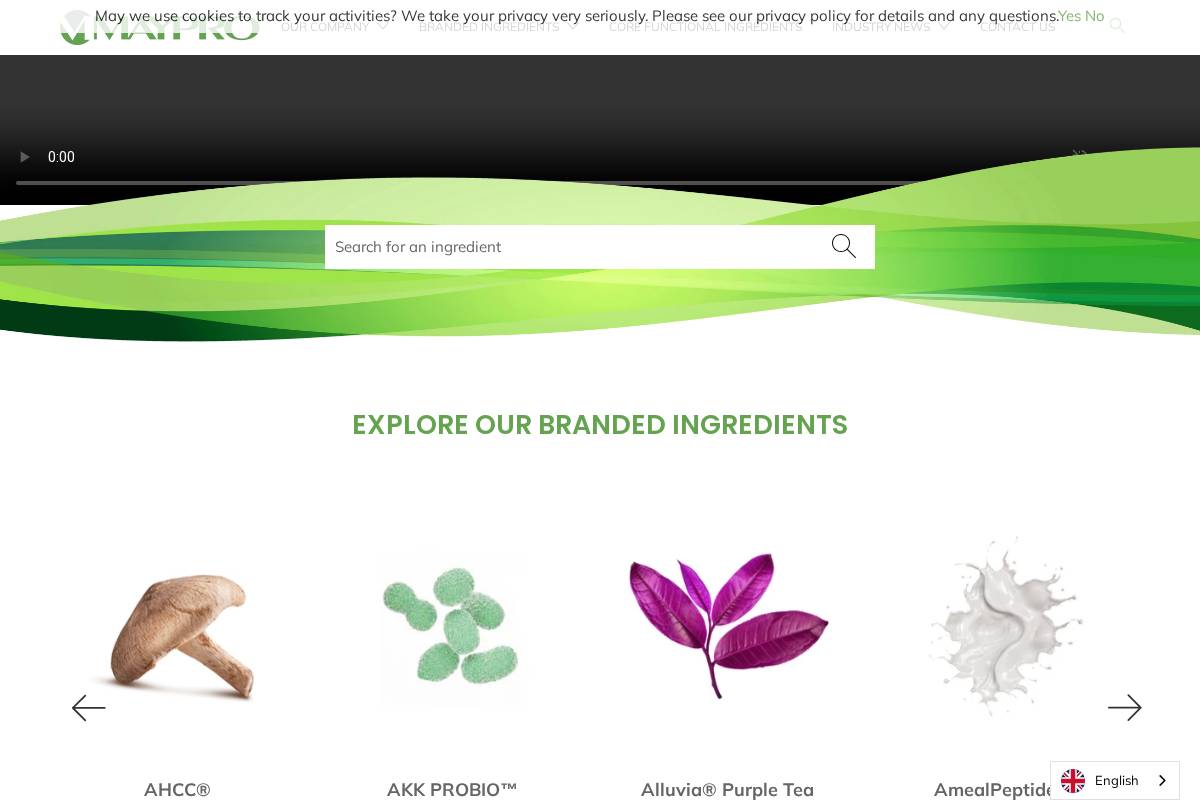 maypro.com homepage screenshot