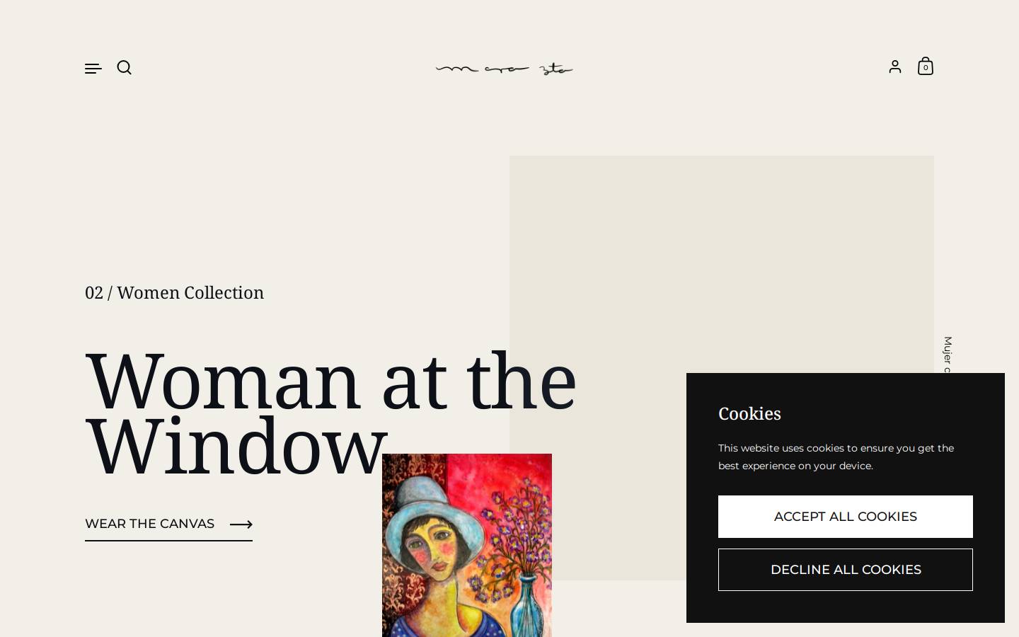 mayrazazueta.com homepage screenshot