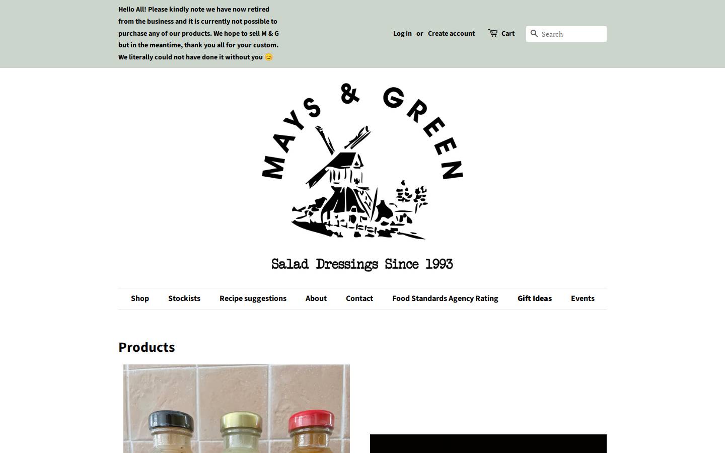 maysandgreen.co.uk homepage screenshot