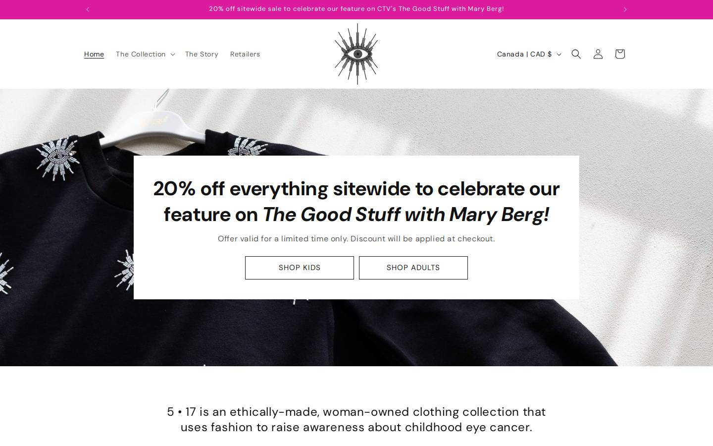 mayseventeenth.com homepage screenshot