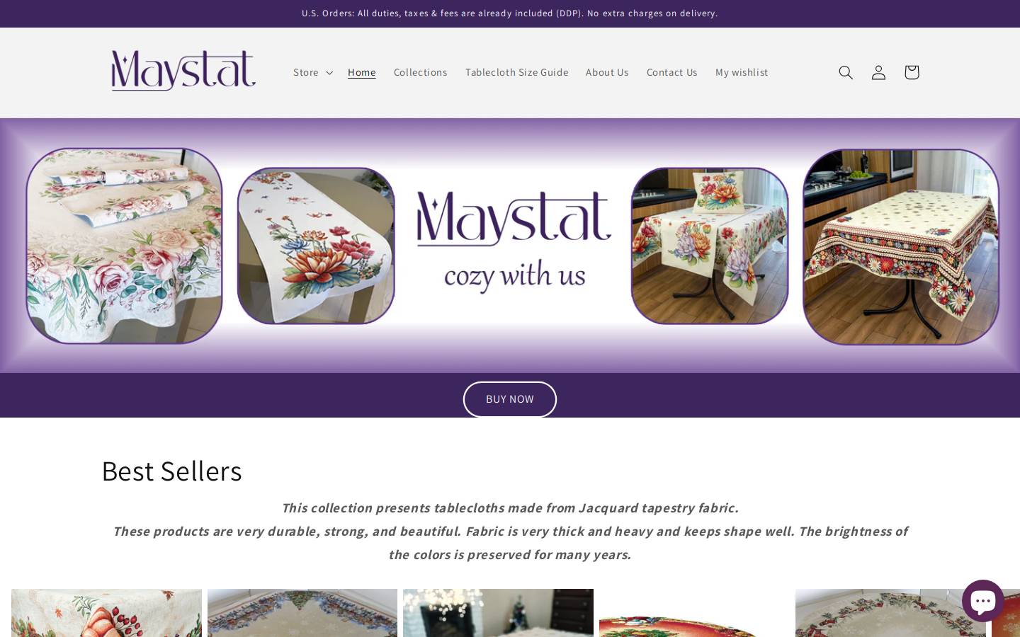 maystat.com homepage screenshot