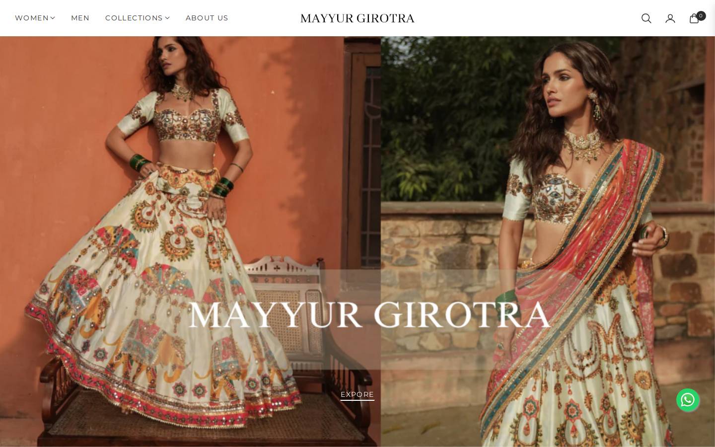 mayyurgirotra.com homepage screenshot