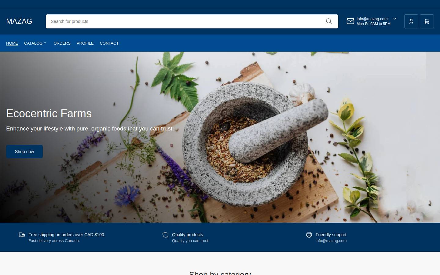 mazag.com homepage screenshot