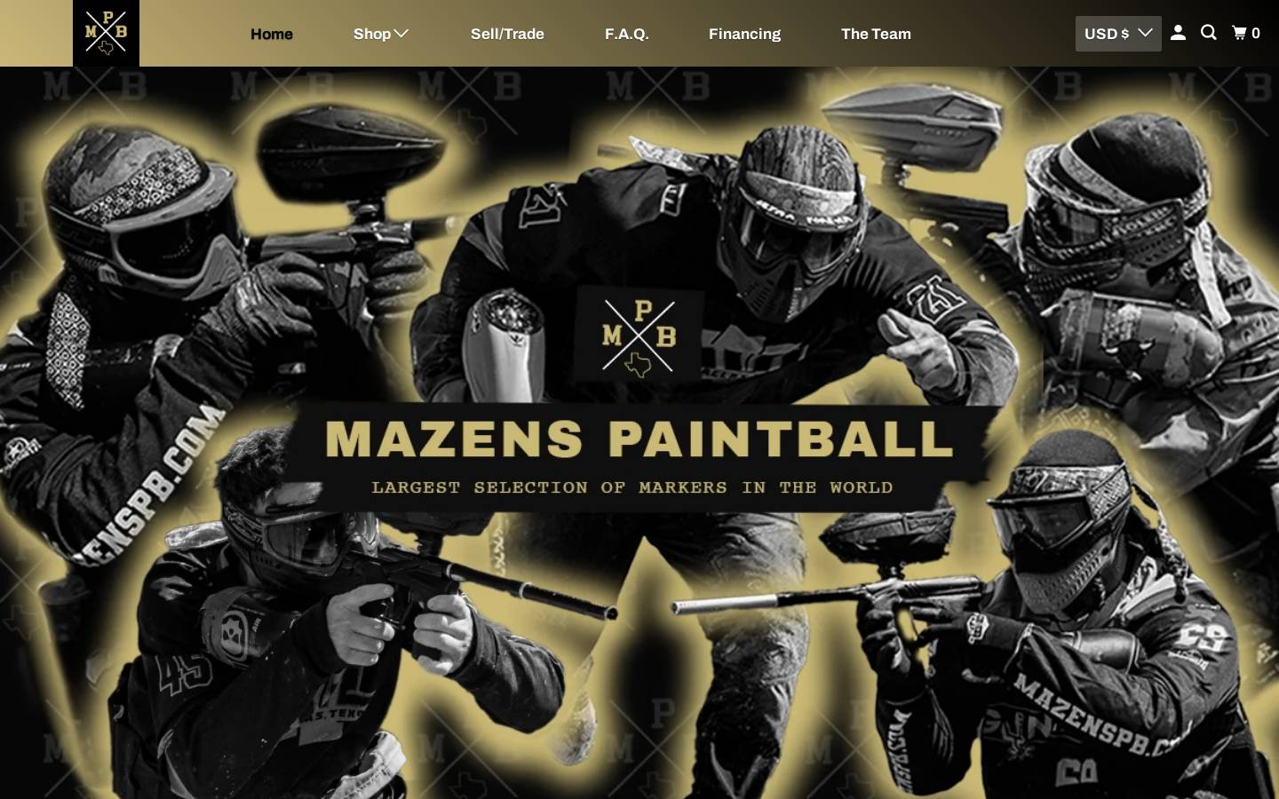 mazenspb.com homepage screenshot