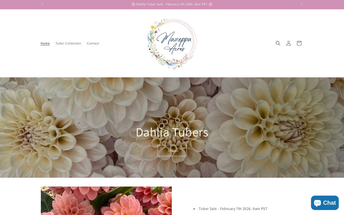 mazeppa-acres.com homepage screenshot