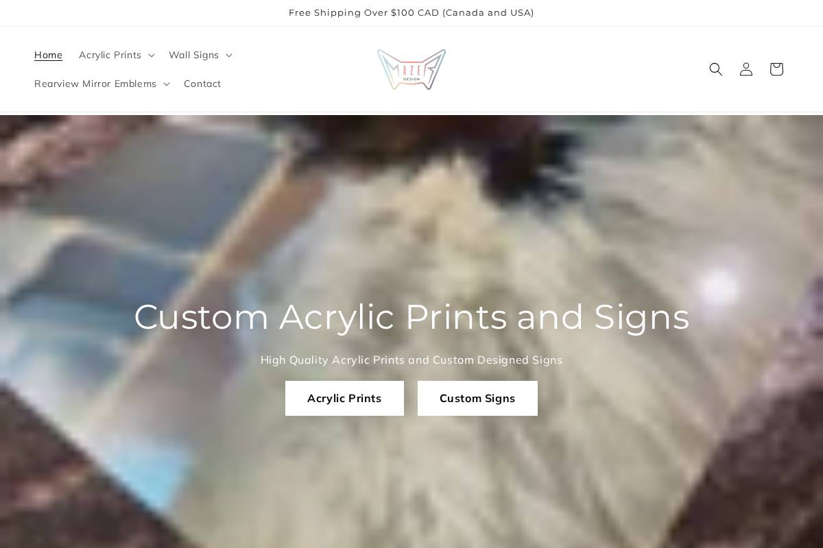 mazerdesign.com homepage screenshot