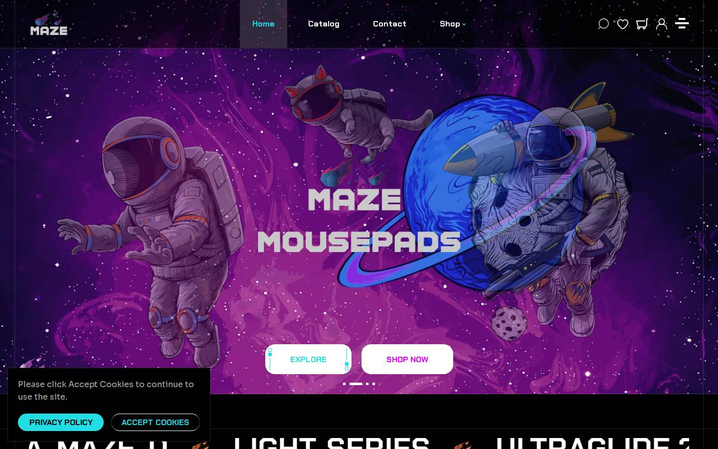 mazetl.com homepage screenshot
