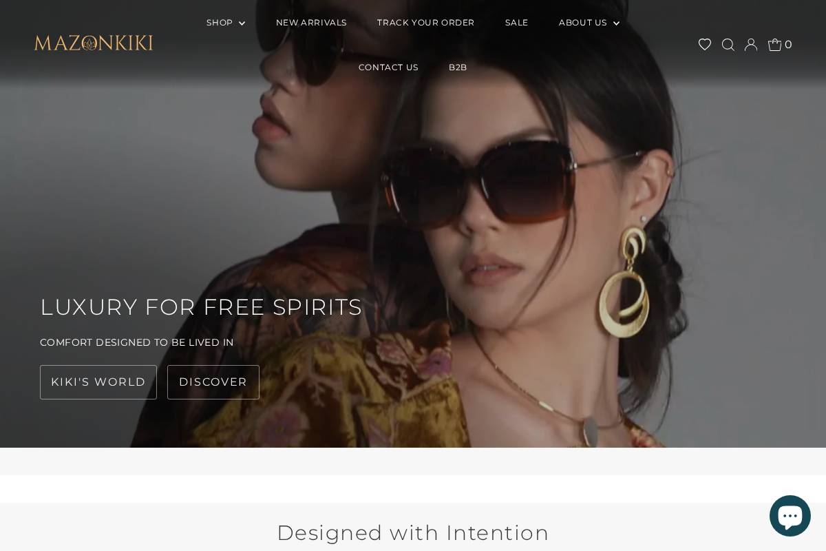 mazonkiki.com homepage screenshot