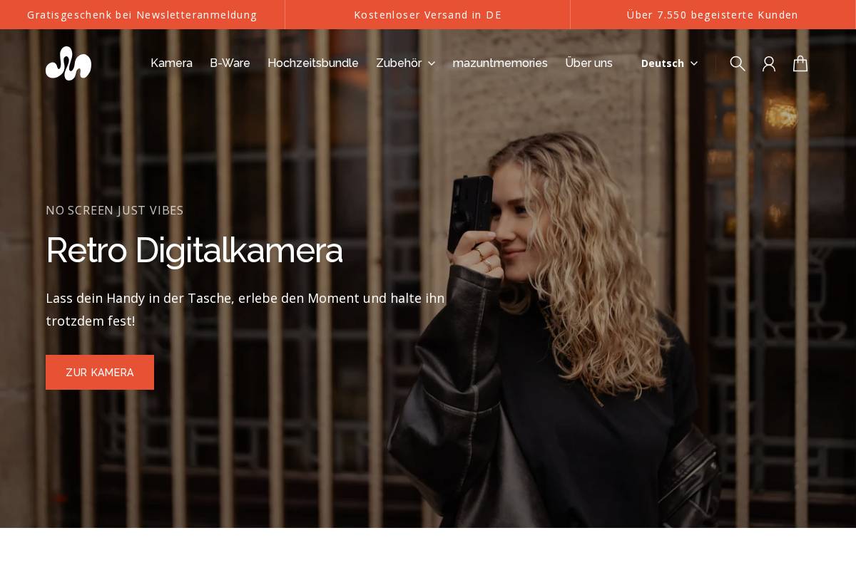 mazunt.com homepage screenshot