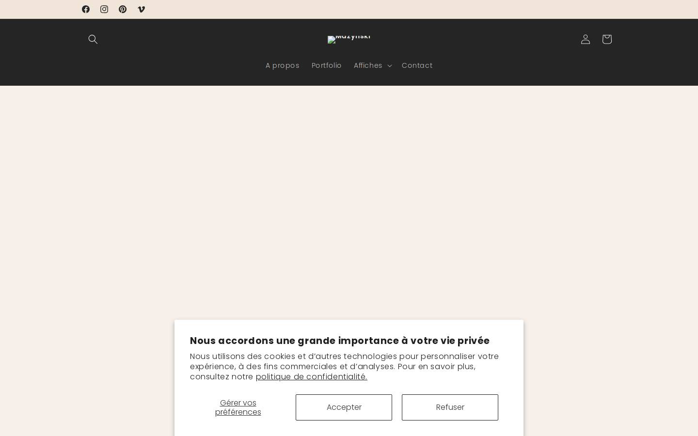 mazynski.com homepage screenshot