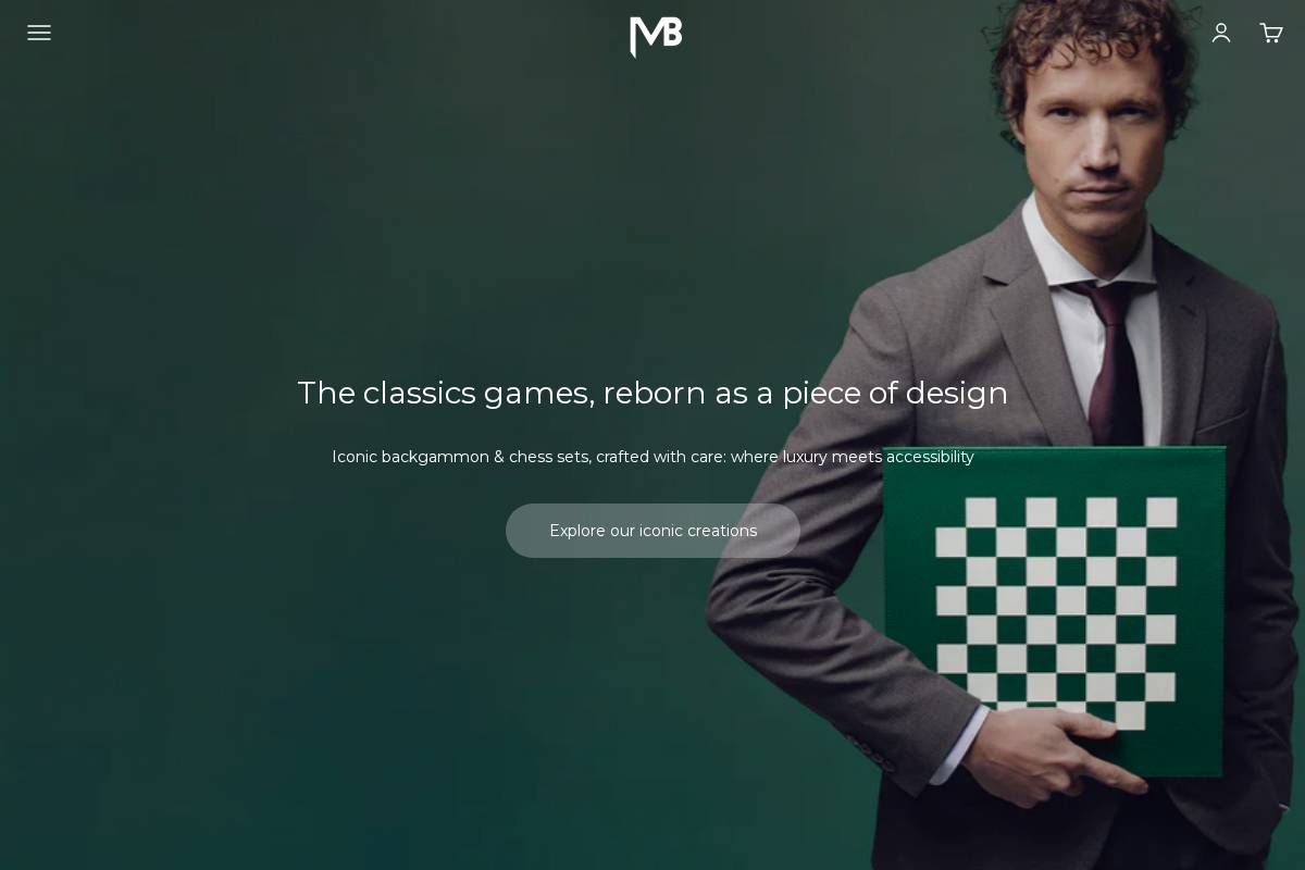 MB Heritage homepage screenshot