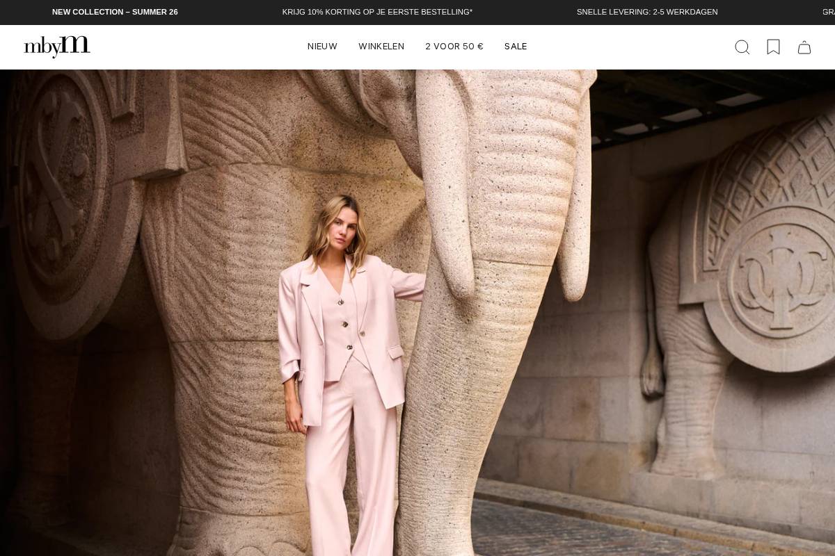 mbym-shop.nl homepage screenshot