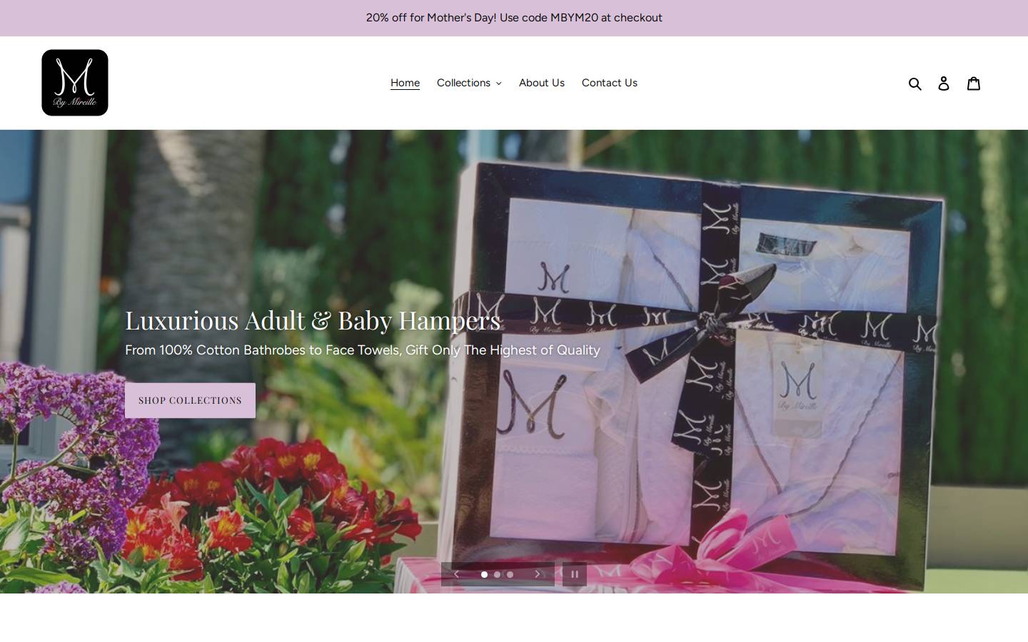 mbymireille.com homepage screenshot