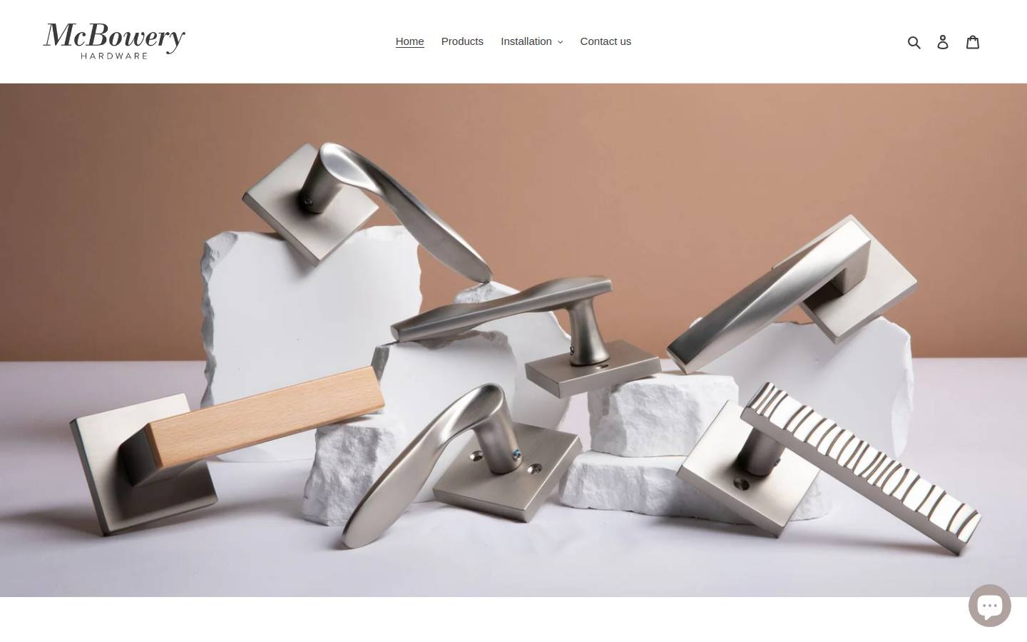 mcbowery.com homepage screenshot