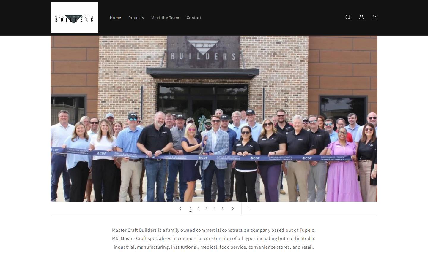 mcbuildingco.com homepage screenshot