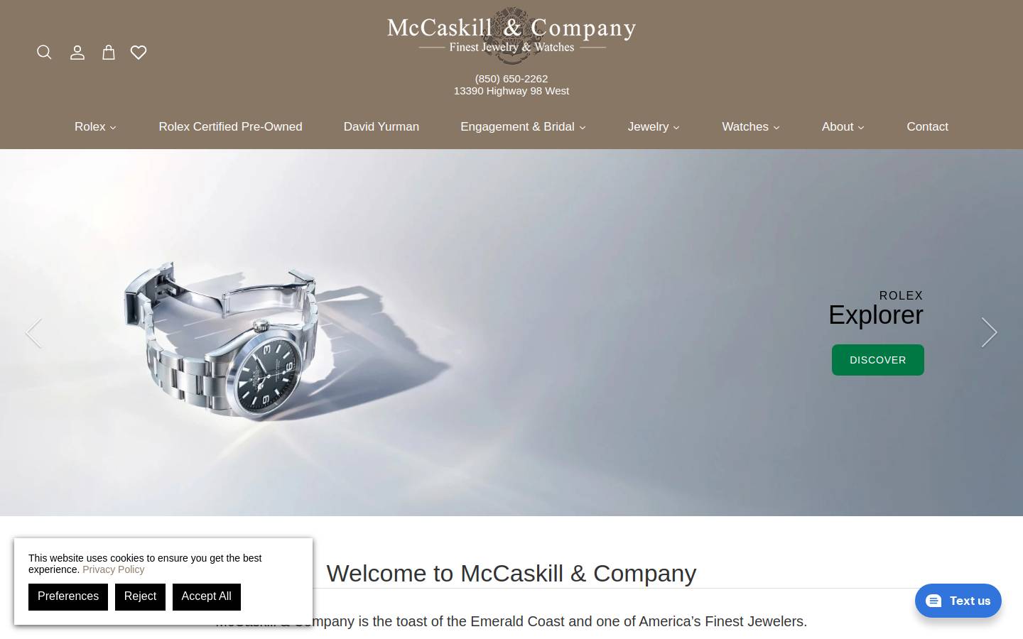 mccaskillandcompany.com homepage screenshot