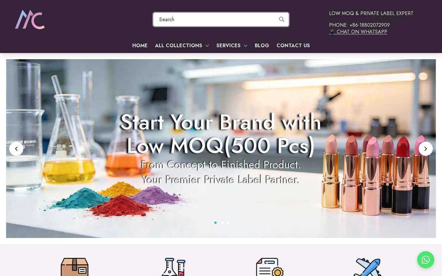 mccosme.com homepage screenshot