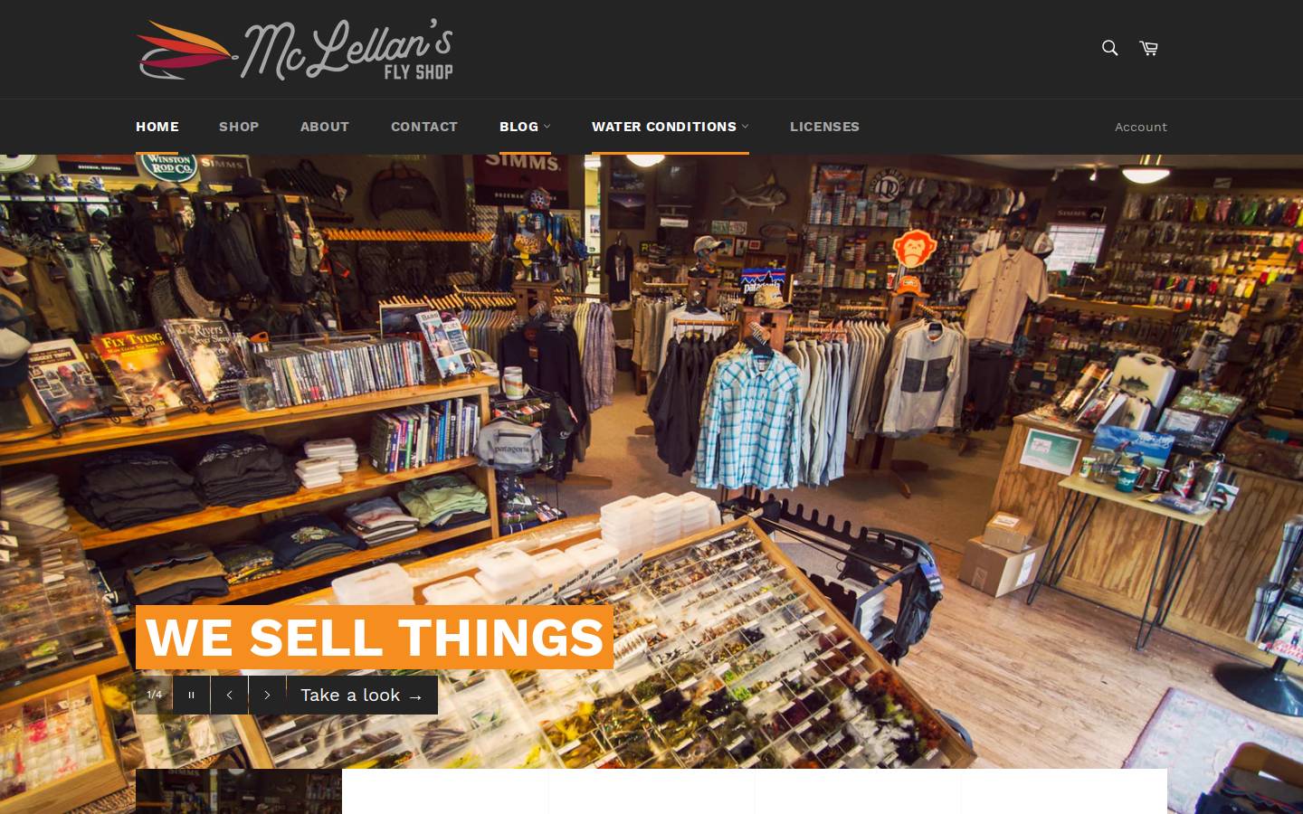 mcflyshop.com homepage screenshot