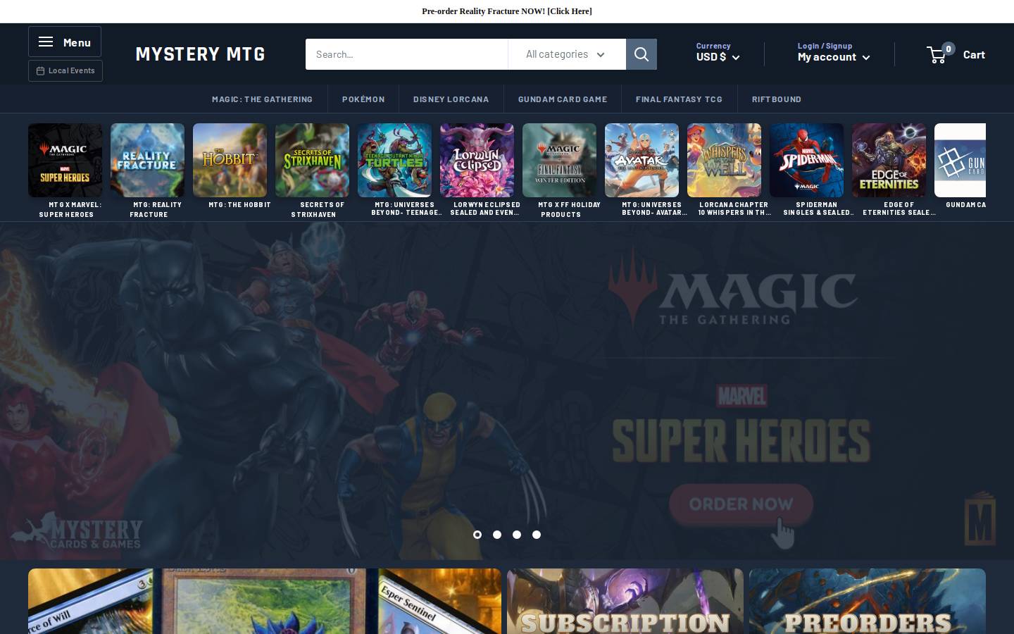 mcgmarket.com homepage screenshot