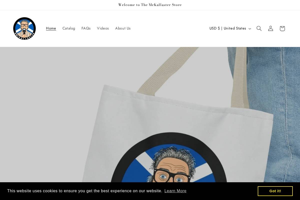 mckallaster.com homepage screenshot