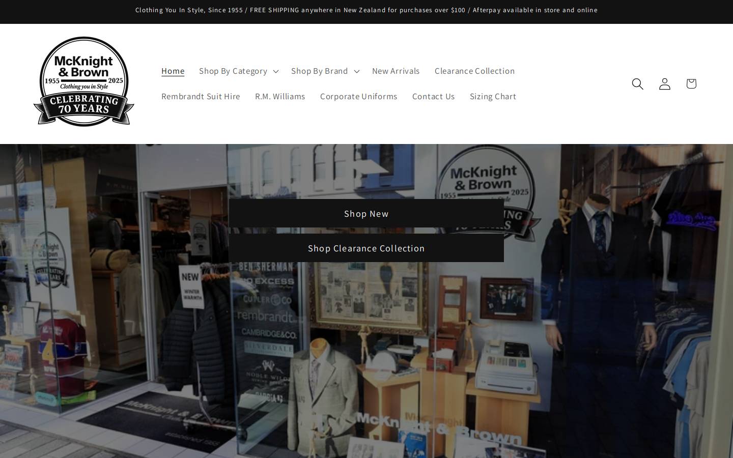 mcknightandbrown.co.nz homepage screenshot