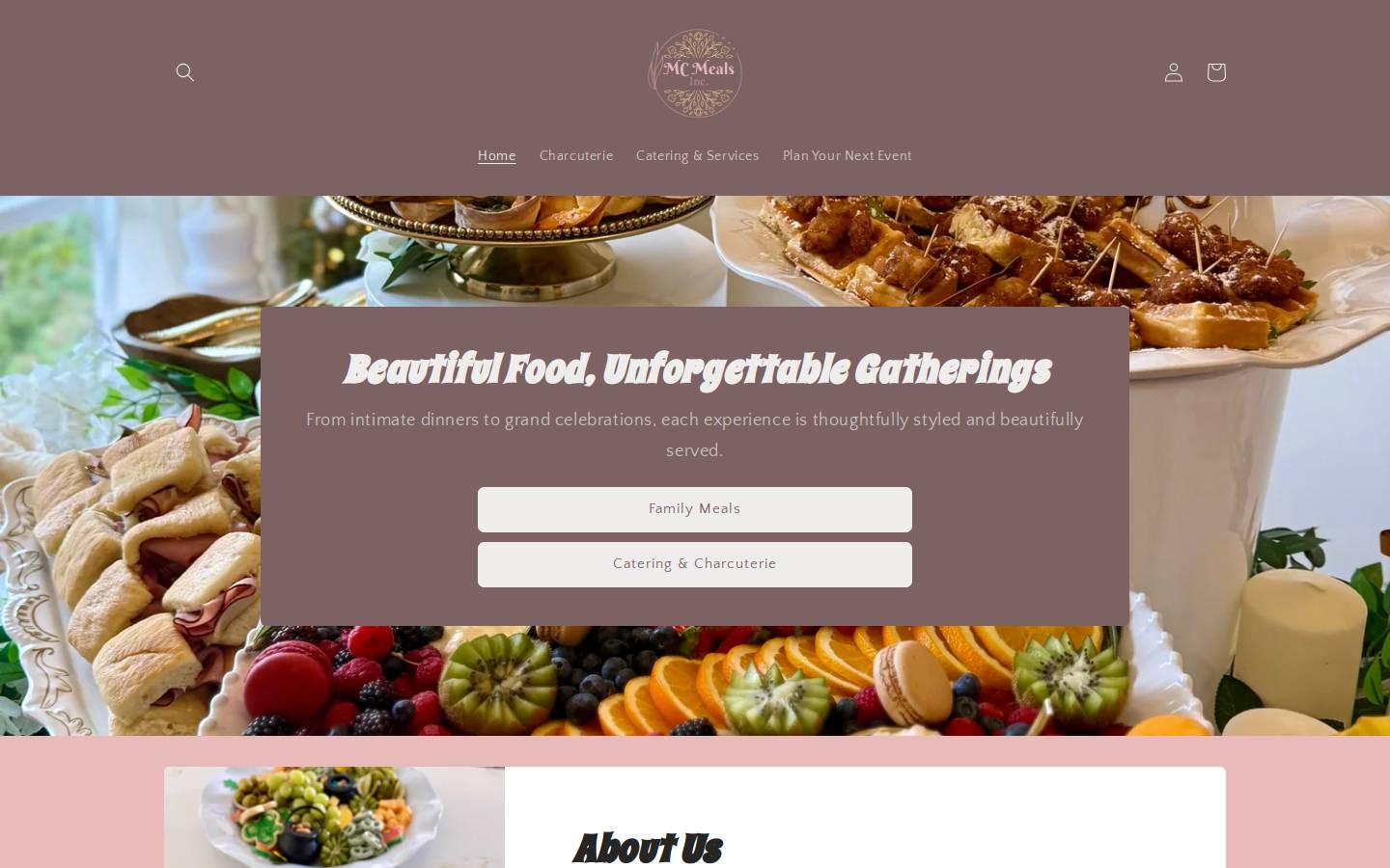 mcmealprep.com homepage screenshot