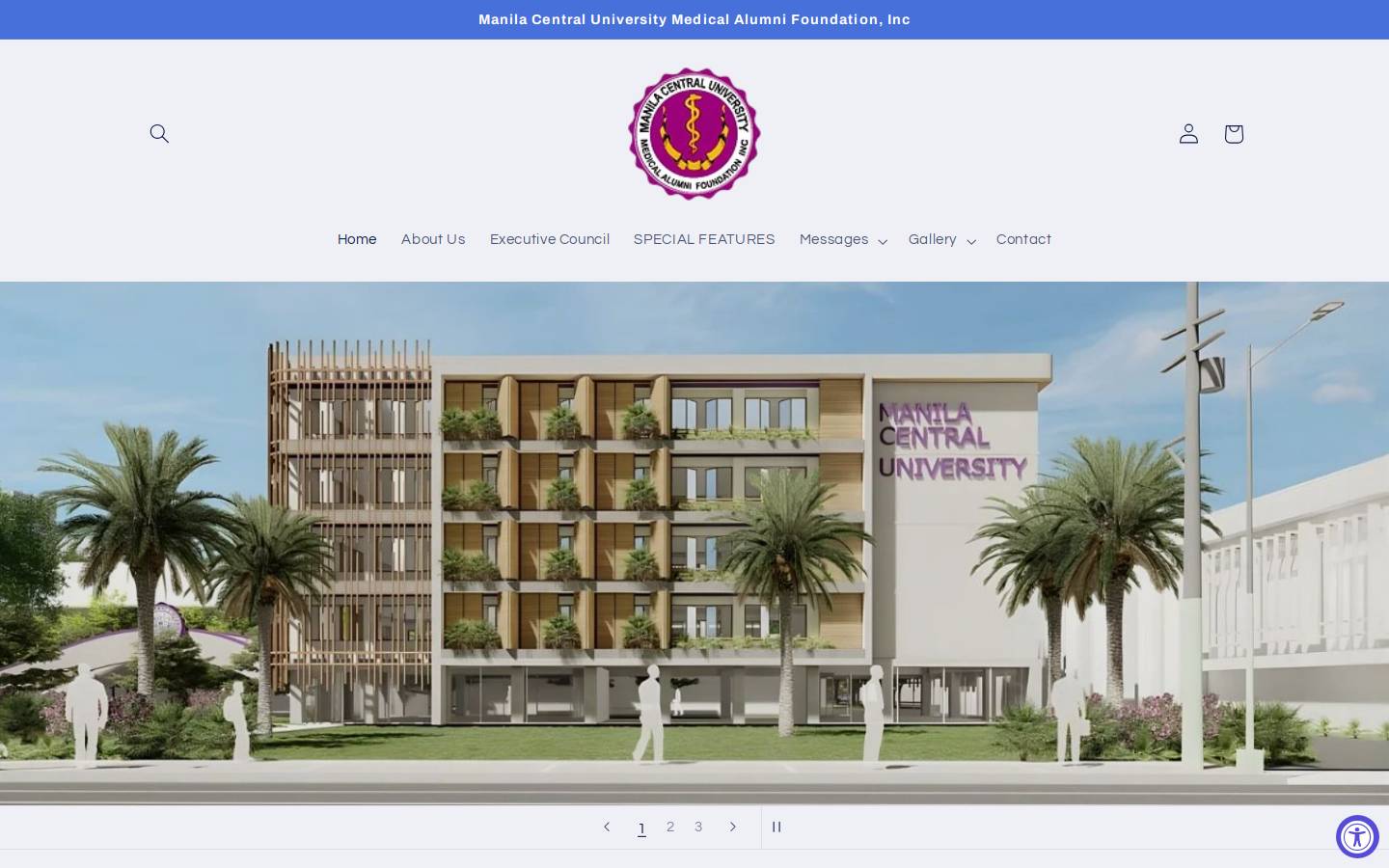 mcumaf.net homepage screenshot