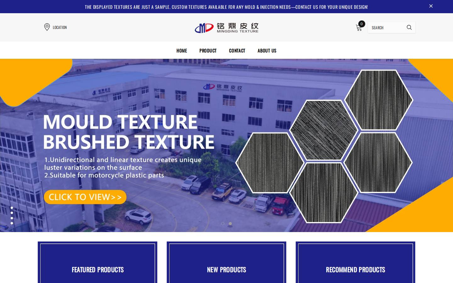 md-mould.com homepage screenshot