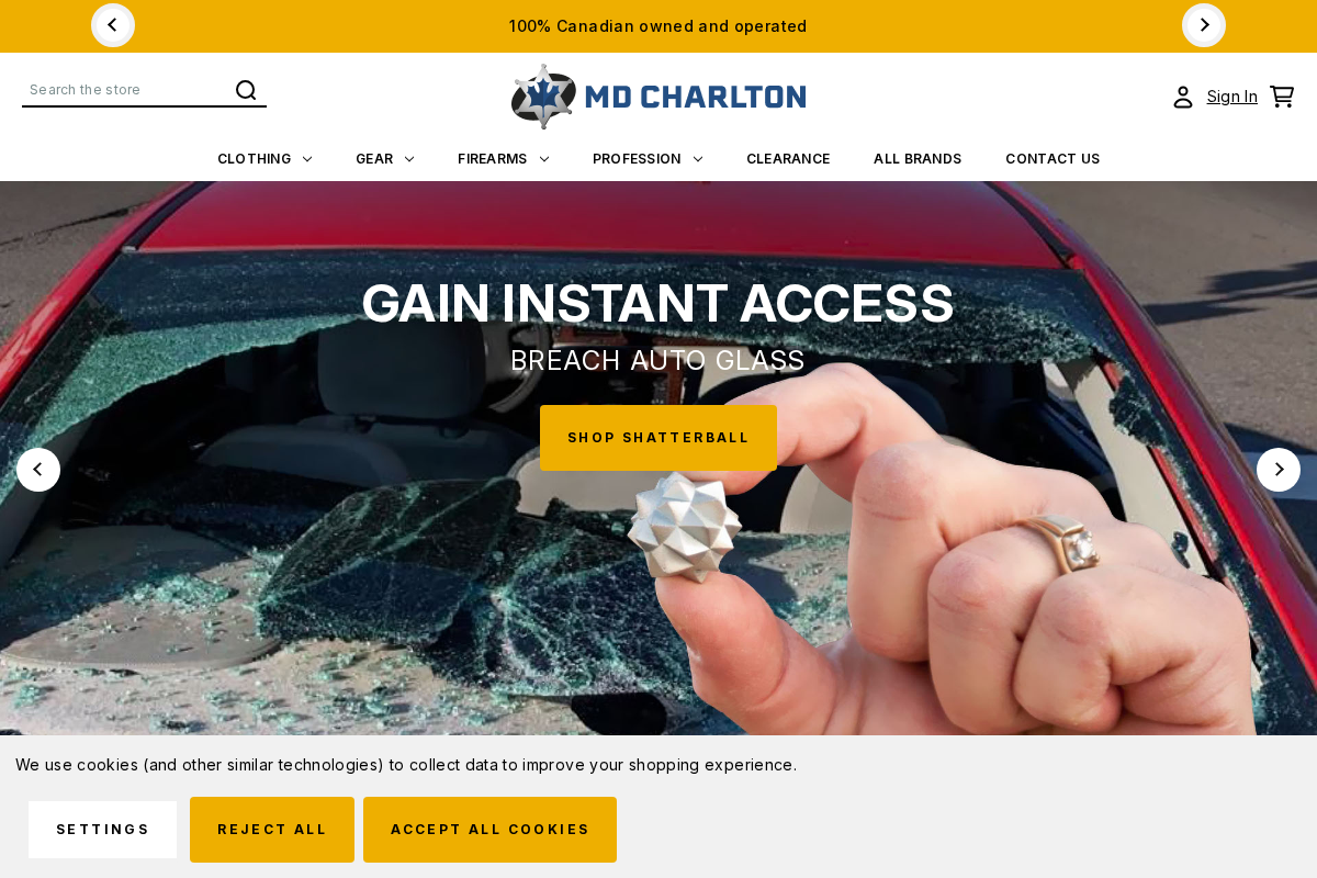 mdcstore.ca homepage screenshot